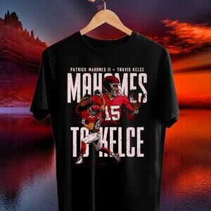 Patrick Mahomes X Travis Kelce Kelce Mahomes Graphic Kansas City Foot Shirt